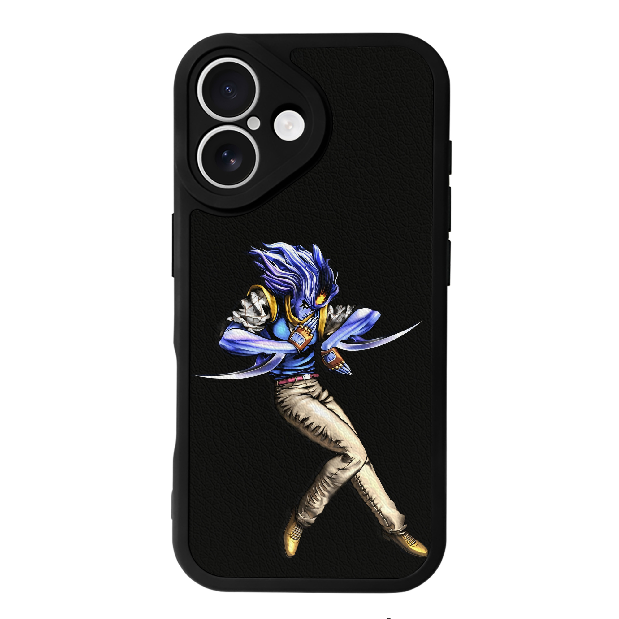 （画像用） ジョジョの奇妙な冒険 JoJo's Bizarre Adventure 【iPhone 16シリーズ対応】シリコンスマホケース（レザー調） 材質：シリコン